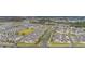 Neighborhood aerial view showcasing the well-manicured lawns, landscaping, and community lakes at 10684 Words Dr, Winter Garden, FL 34787