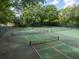 Full aerial view of the tennis courts at 1210 Baypoint Ct, Longwood, FL 32750