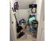 Pantry featuring shelving with small kitchen appliances and cleaning supplies at 12238 Still Meadow Dr, Clermont, FL 34711