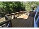 Well-maintained wooden back deck offers an outdoor relaxation and entertaining space at 615 Clemson Dr, Altamonte Springs, FL 32714