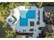 Aerial view of a luxurious community pool at 623 Dory Ln # 307, Altamonte Springs, FL 32714