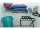 Storage space with wire shelving, a luggage rack, and other items at 7834 Turkey Oak Ln, Kissimmee, FL 34747