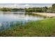 Lakeside view with lush green vegetation at 801 Fox Valley Dr, Longwood, FL 32779