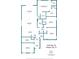 Detailed floor plan layout of a single-Gathering home with labeled rooms and dimensions for reference at 944 Flyer St, Orange City, FL 32763