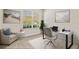 Bright home office with large window and desk space at 1162 Lebanon Ct, Sanford, FL 32771