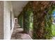 Spacious, ivy-covered outdoor corridor featuring stone flooring and subtle lighting at 222 Yarmouth Rd, Fern Park, FL 32730