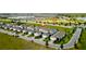 Aerial view of a home near a future park, showcasing its desirable location at 11015 Bostwick Aly, Winter Garden, FL 34787