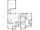 Detailed floor plan showcasing the layout of the home's two floors at 11015 Bostwick Aly, Winter Garden, FL 34787