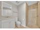 Clean bathroom with a stand-up shower and vanity sink at 1370 Alberta Dr, Winter Park, FL 32789