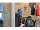 Spacious walk-in closet with shelving and hanging space at 1845 Spruce Creek Blvd, Port Orange, FL 32128