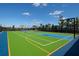 Brightly painted outdoor multi-use court for basketball, and other sports at 1876 Nice Ct, Kissimmee, FL 34747