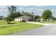 Charming single-story home with well-manicured lawn and attached garage at 30413 Plymouth Creek Cir, Sorrento, FL 32776