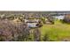An aerial view of a community pool with surrounding homes and green space at 3936 Parkhouse Dr, Orlando, FL 32824