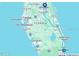 Map of Florida, indicating the general location of the property relative to major cities and highways at 480 Banyon Tree Cir # 100, Maitland, FL 32751