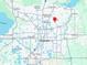 Map of Orlando and nearby communities, pinpointing the property's location in the area at 480 Banyon Tree Cir # 100, Maitland, FL 32751