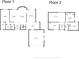 Detailed floor plans showcasing the layout of both floors at 4940 Spring Run Ave, Orlando, FL 32819