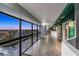 Well-lit hallway with stylish tiled wall and large windows providing scenic views at 901 S Atlantic Ave # 3, Ormond Beach, FL 32176