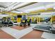 Well-equipped fitness center featuring modern cardio machines and mirrored walls at 911 N Orange Ave # 541, Orlando, FL 32801