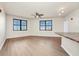 Spacious living area with hardwood floors and lots of natural light at 911 N Orange Ave # 541, Orlando, FL 32801