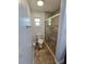 Bathroom with toilet and glass enclosed shower at 217 Longleaf Ct, Orlando, FL 32835