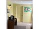 Practical office space equipped with a workstation and neutral decor at 5813 Parkview Point Dr, Orlando, FL 32821