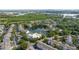 A high angle view of residential buildings, community pools and landscaping at 5136 Park Central Dr # 212, Orlando, FL 32829