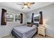 Bedroom with a ceiling fan and natural light at 112 E Coleman Cir, Sanford, FL 32773