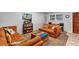 Comfortable living room featuring cozy seating, neutral decor, and a relaxed atmosphere at 112 E Coleman Cir, Sanford, FL 32773