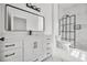 Elegant bathroom with a sleek vanity, modern fixtures, and glass-enclosed shower at 1316 Lake Baldwin Ln, Orlando, FL 32814