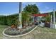 Lush landscaping surrounds the property, creating a private outdoor retreat at 1448 Lambert St, Deltona, FL 32725