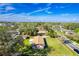 An aerial view of the property with boundary lines at 1624 Bel Air Ave, Orlando, FL 32812