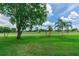 Expansive backyard features lush green grass and mature trees on a sunny day at 2621 Ardon Ave, Orlando, FL 32833