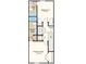 Second floorplan rendering featuring primary suite and bath, secondary bedroom and bath, and tech space at 3166 Skyline Loop, Kissimmee, FL 34758