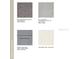 Image showcasing the carpet, tile, cabinet, and counter top interior design options for the new home at 3166 Skyline Loop, Kissimmee, FL 34758
