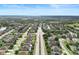 Aerial view of the neighborhood at 3666 Maidencain St, Clermont, FL 34714