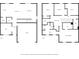 Floor plan layout for the first and second floors of the home at 3666 Maidencain St, Clermont, FL 34714