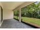Screened-in patio overlooking the backyard is perfect for relaxing and entertaining at 1511 Lyonsdale Ln, Sanford, FL 32771