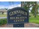 Community sign for Gymnasium and Recreation Center, offering a variety of fitness and recreational opportunities at 4581 Marsh Harbor Dr, Tavares, FL 32778