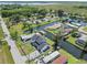 Stunning aerial view of a waterfront community with canals and lush green landscapes at 5208 Oakdale Rd, Haines City, FL 33844