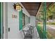 Cozy front porch with seating, showcasing a view of the lovely neighborhood street at 1825 Baldwin Dr, Orlando, FL 32806