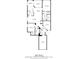 Floorplan of home measuring 1373 square feet with garage, screened porch and two bedrooms at 8316 Quimby Cir, Davenport, FL 33896