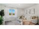 Bright living room features a comfortable sectional sofa, natural light, and contemporary decor, creating a welcoming space at 1078 Clay Blvd, Tavares, FL 32778