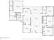 Detailed floor plan showcasing the layout of the home with bedrooms, bathrooms, and living spaces at 11400 Lovers Ln, Winter Garden, FL 34787