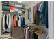Organized walk-in closet with shelving, hanging rods, and plenty of storage space for clothes and accessories at 1440 Roosevelt St, Orlando, FL 32804