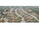 Bird's-eye view of a suburban neighborhood featuring single-Gathering homes and winding roads at 1846 Galloway Ter, Winter Haven, FL 33881