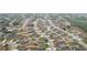 Aerial view of houses in a Gathering-friendly neighborhood with quiet streets and community charm at 1846 Galloway Ter, Winter Haven, FL 33881
