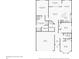 A well designed floor plan showing the layout including kitchen, Gathering room, bedrooms, garage and utility closet at 1846 Galloway Ter, Winter Haven, FL 33881