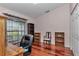 Office with hardwood floors, built in shelving, natural light and closet storage at 4037 Se 40Th St, Ocala, FL 34480