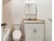 Cozy bathroom with a modern vanity, granite countertop, and a shower-tub combination at 5144 Orange Ave, Winter Park, FL 32792