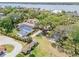 Expansive screened pool with views of the water on this waterfront property at 639 John Anderson Dr, Ormond Beach, FL 32176